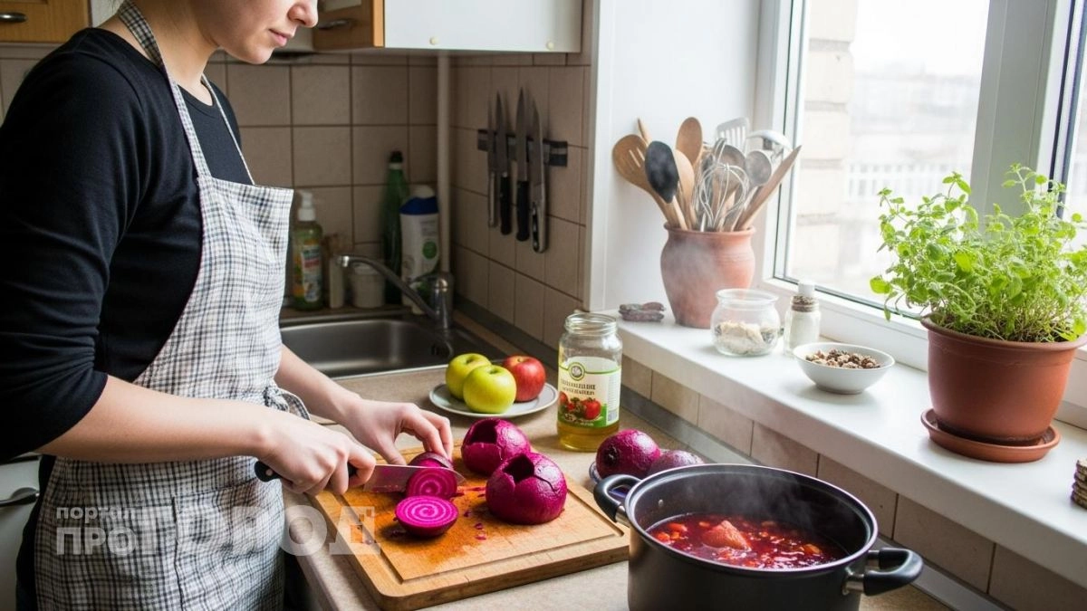 Хватит портить суп: почему обжарка свеклы это главная ошибка и как сделать цвет борща по-настоящему ярким