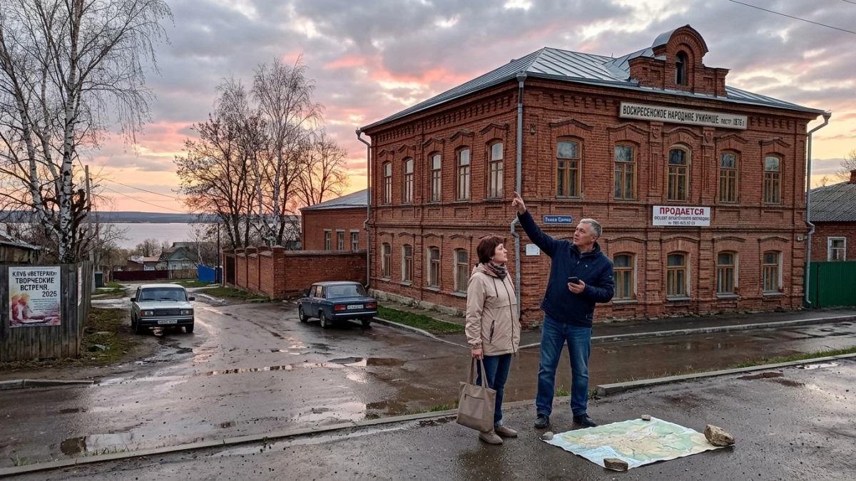 Памятник архитектуры с арочными окнами на берегу Волги выставили за 31 млн