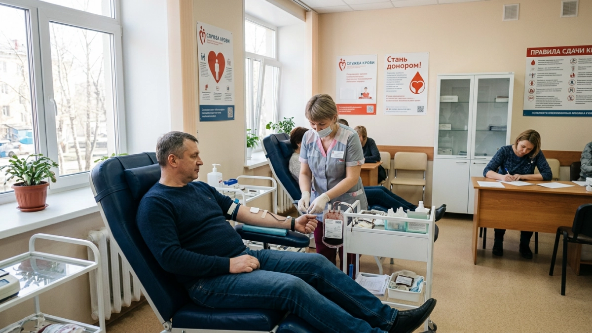 Свыше 200 саратовцев сдали кровь в Национальный день донора