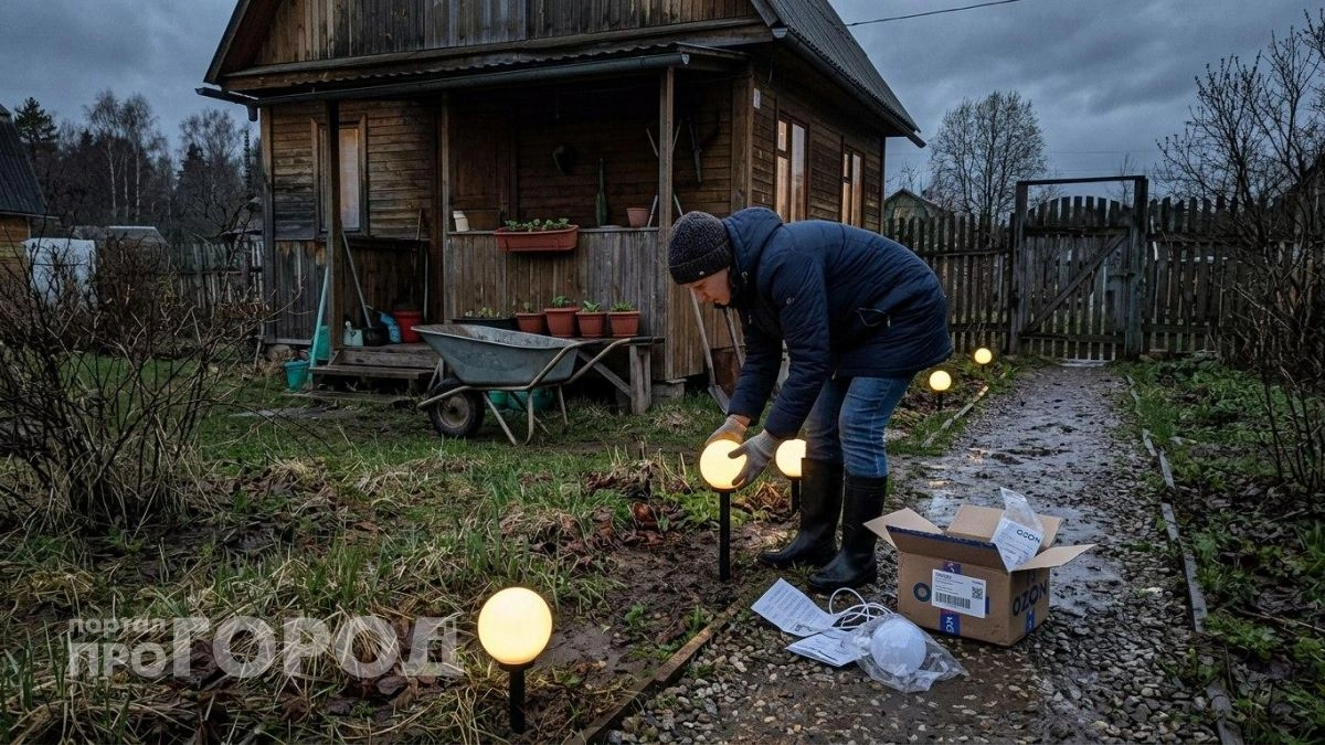 Больше не трачусь на освещение дачных дорожек: нашла в Чижике бюджетные светильники на солнечных батареях