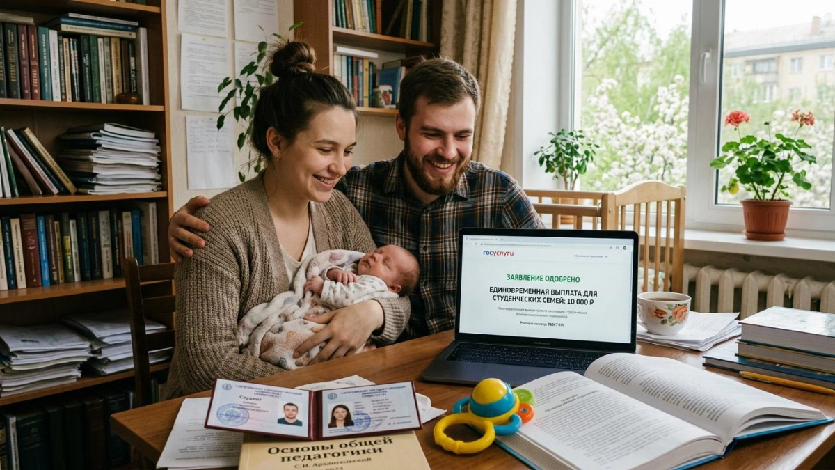 Саратовские студенты с детьми получат до 200 тысяч рублей