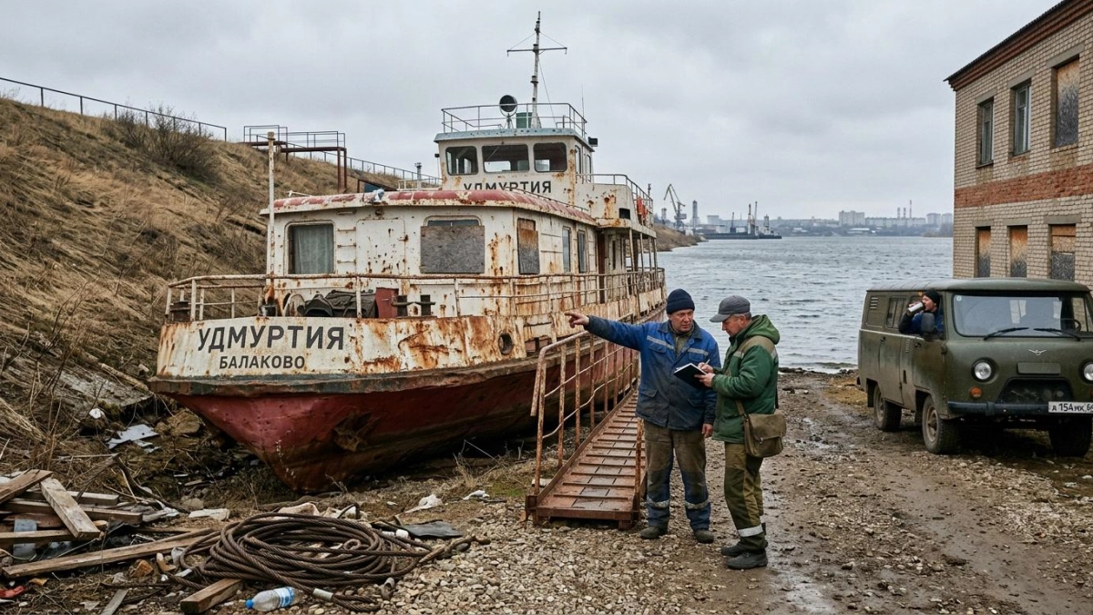 Теплоход «Удмуртия» 1948 года снова выставили на торги за 11,8 млн рублей