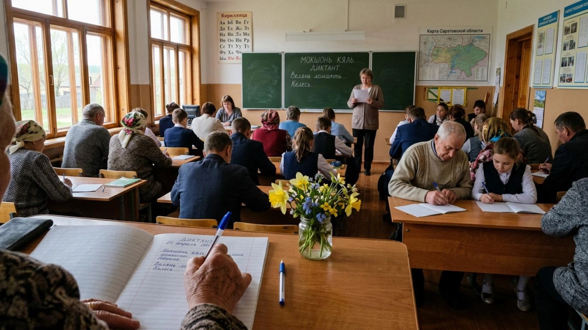 В Саратовской области написали диктант на мокшанском и эрзянском языках