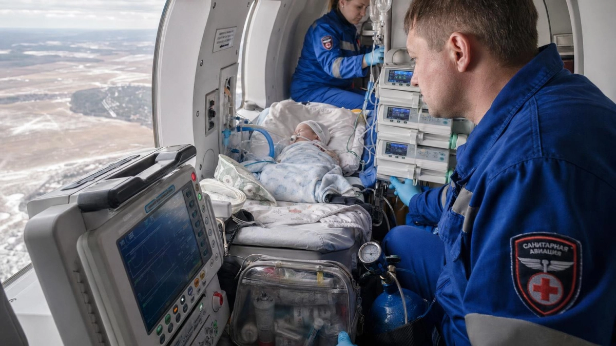 Саратовская санавиация за два дня вывезла двух тяжелобольных младенцев в Москву