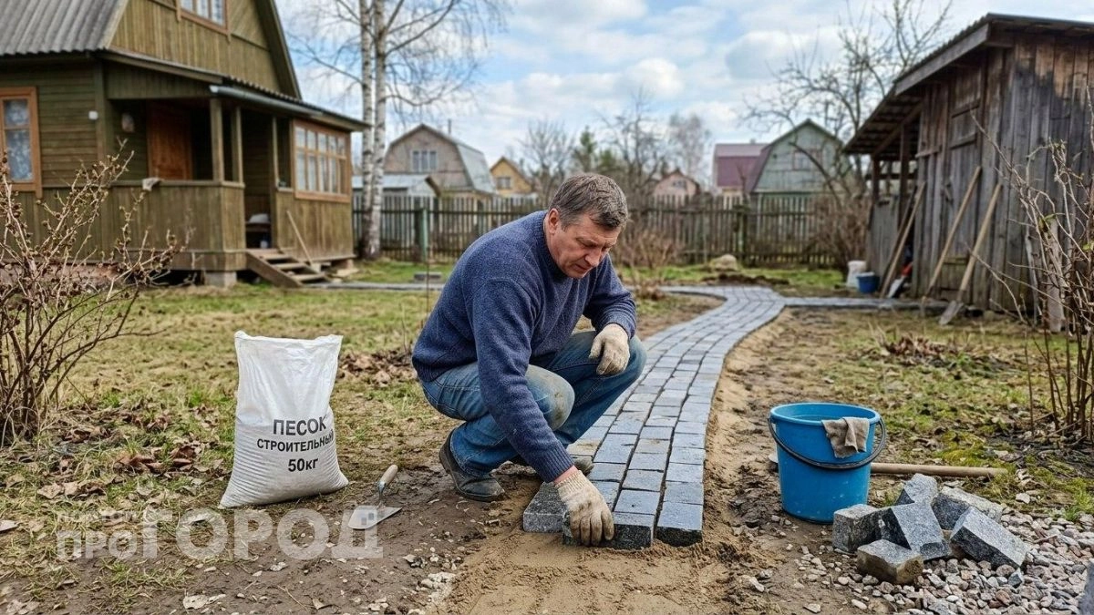 Хватит тратить деньги на бетон и плитку: сделайте долговечные садовые дорожки из этого материала за копейки