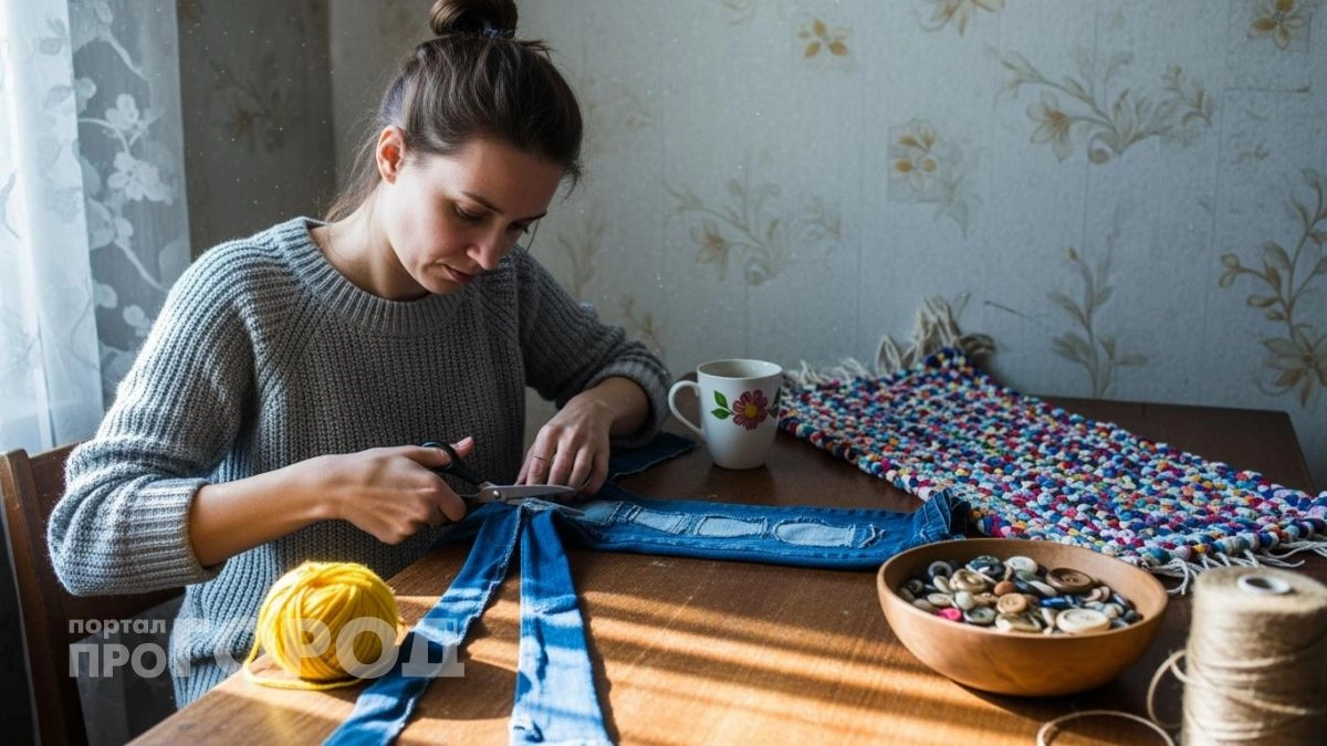 Перестаньте выбрасывать старые футболки: из них получаются дизайнерские коврики, которые стоят целое состояние