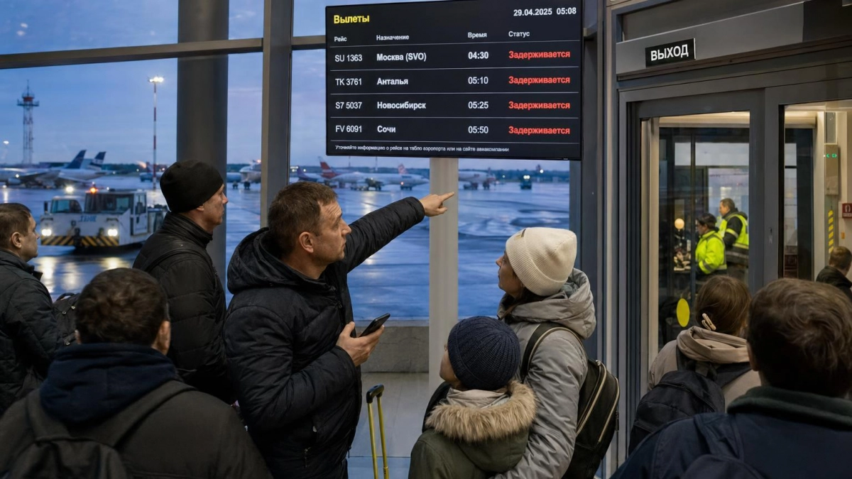 Аэропорт «Гагарин» открылся утром после ночного закрытия — рейсы задерживаются