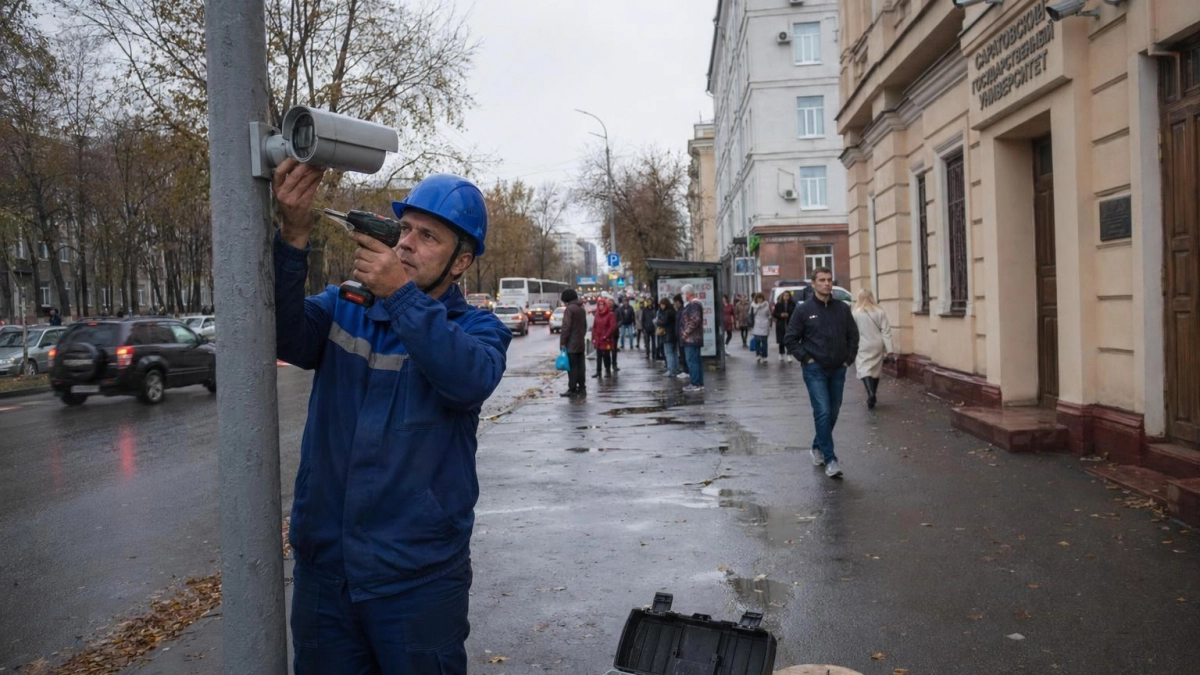 Саратов установит 450 камер видеонаблюдения вдвое дешевле запланированного
