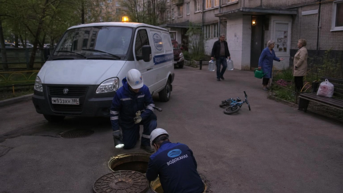 Два района Саратова останутся без воды на семь часов из-за аварийных работ