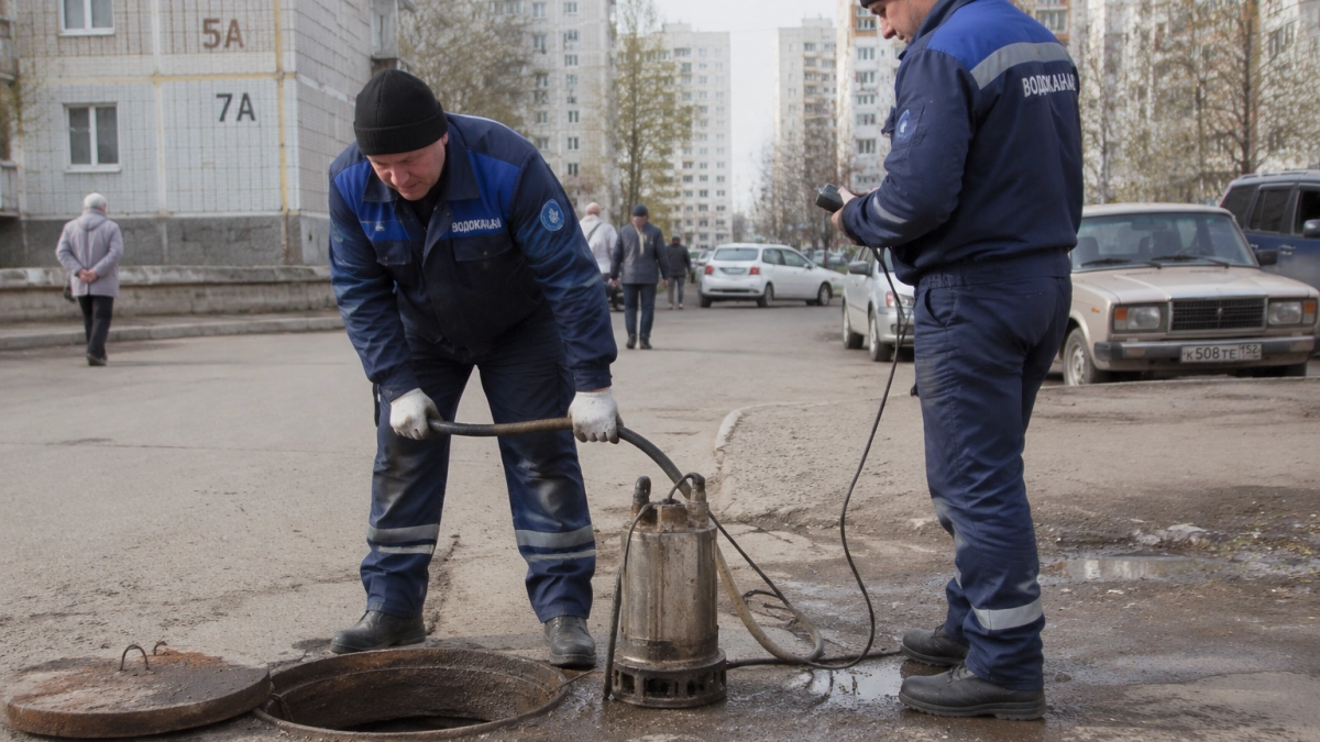 В Балаково восстановили проходимость коллектора: уровень воды стабилизируется