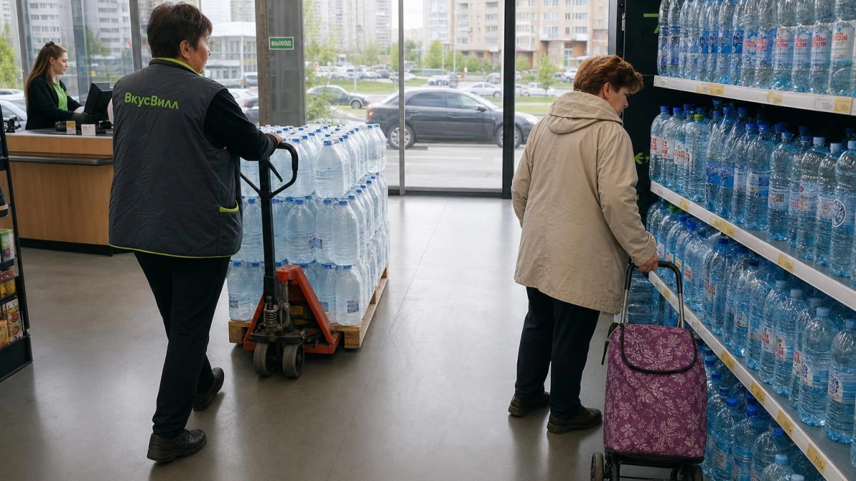 В Энгельсе следят за запасами воды в магазинах после массового отключения