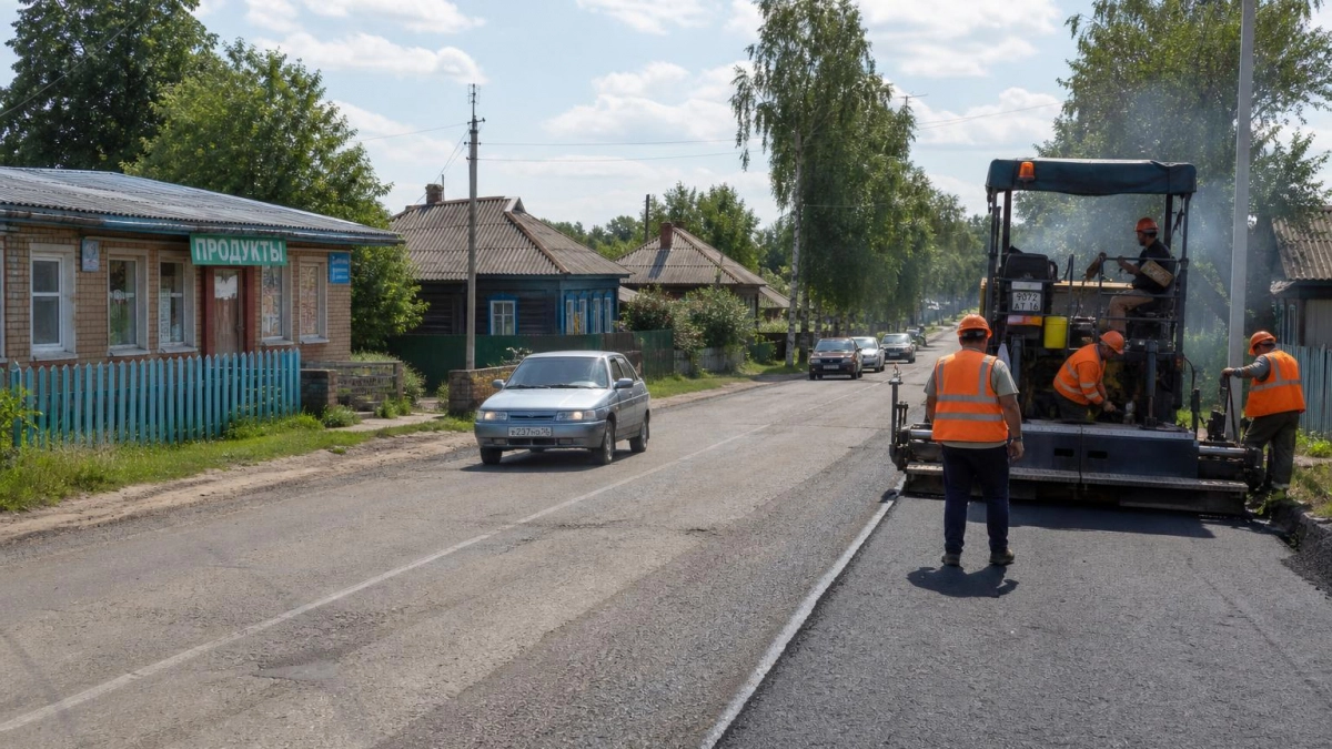 В Федоровском районе ремонтируют дороги по 3 000 рублей на жителя