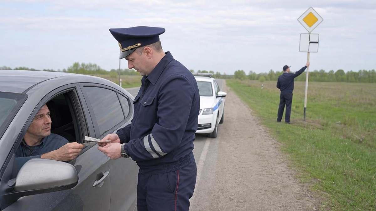 Datsun слетел с дороги и врезался в билборд: пятеро в больнице