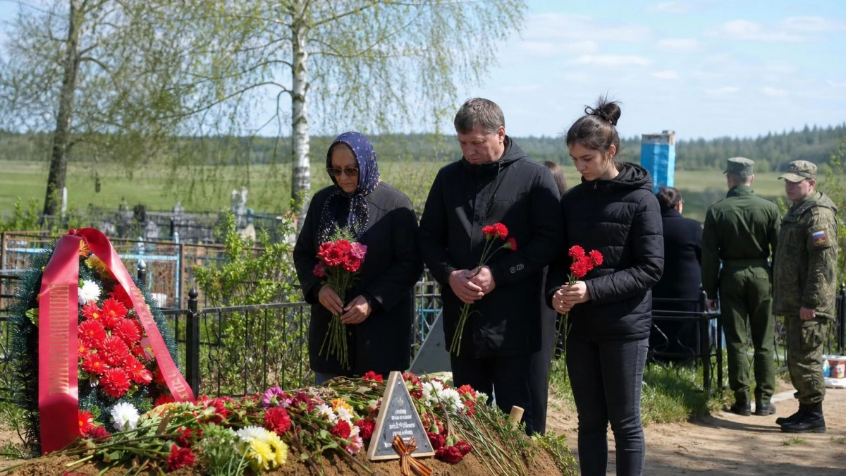 Балашовский район простился с мобилизованным Владимиром Завгородним