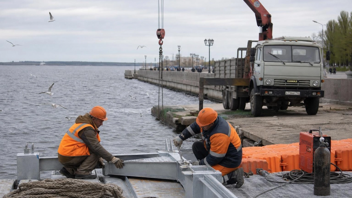 Саратов возобновил конкурс на причальный понтон ради старта навигации в срок