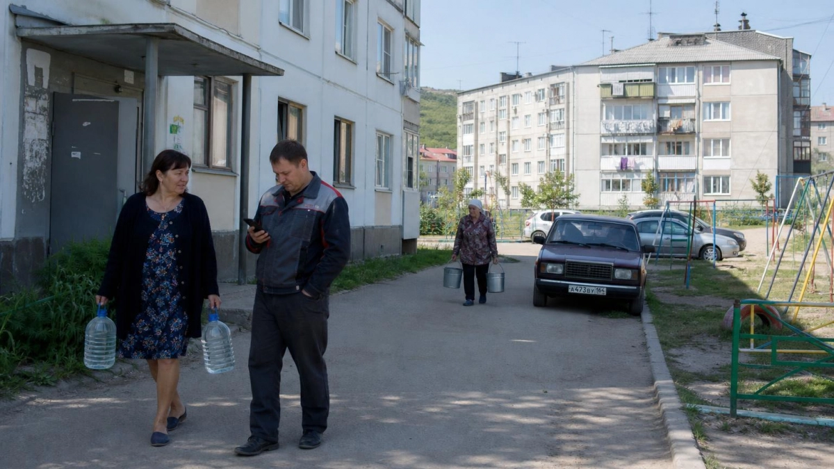 Жители Хвалынска пожаловались губернатору на воду, дороги и мобильный интернет