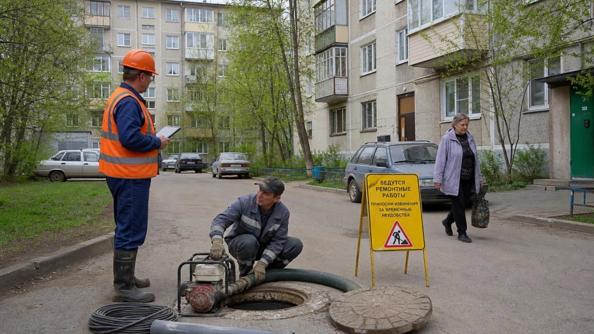В Энгельсе проложили коллектор на глубине семи метров — начинается осушка подвалов