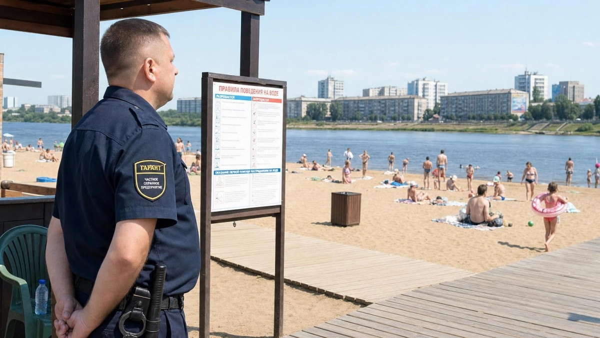 Пляж в Энгельсе охранят с дубинками за 596 тысяч рублей