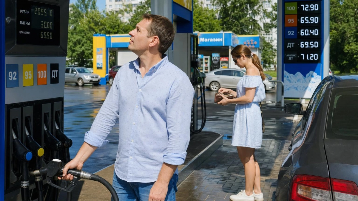 Бензин в Саратове за неделю подорожал почти на рубль