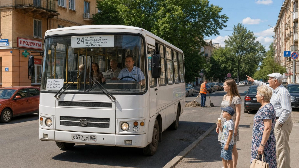 В Саратове перекрыли Чернышевского: три автобуса пошли в объезд, два троллейбуса встали