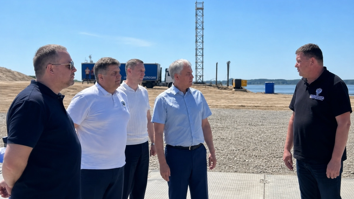 В Саратове началась надвижка первого пролета моста через Волгу