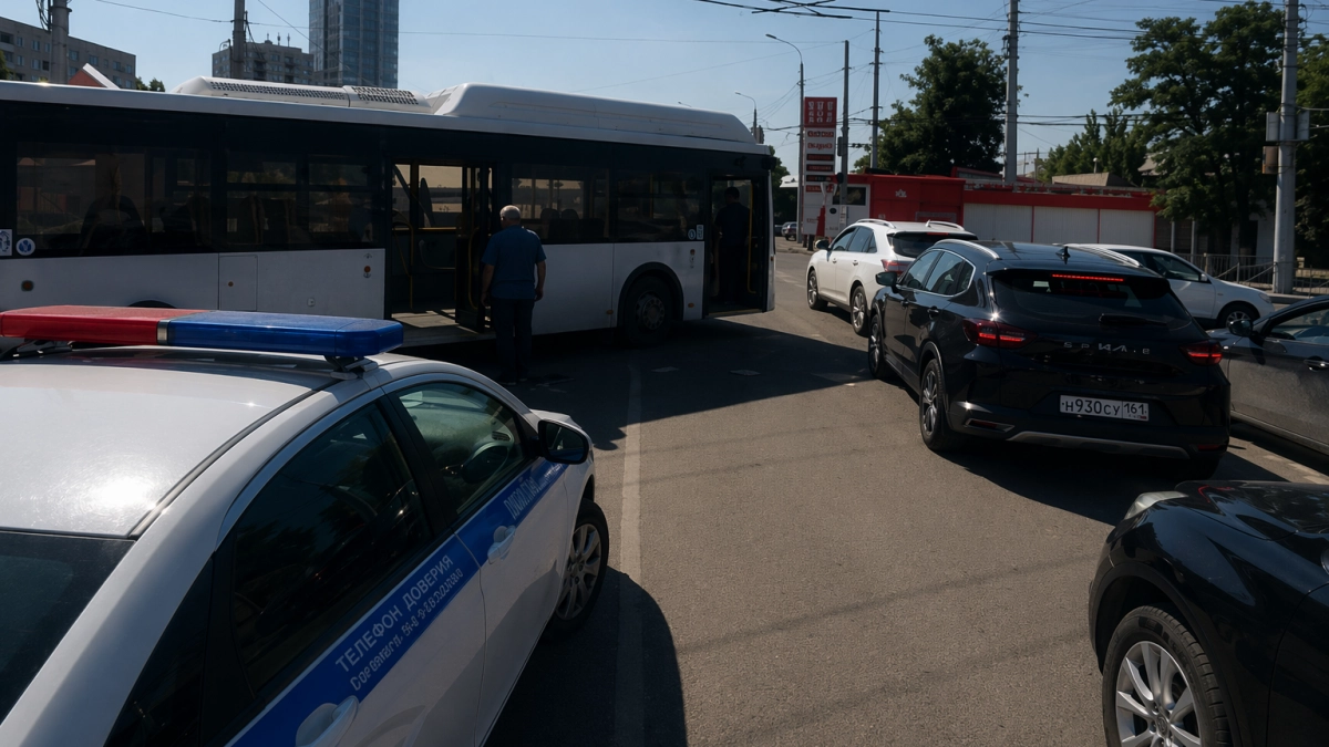 «Газель» врезалась в автобус на Большой Горной: три женщины в больнице