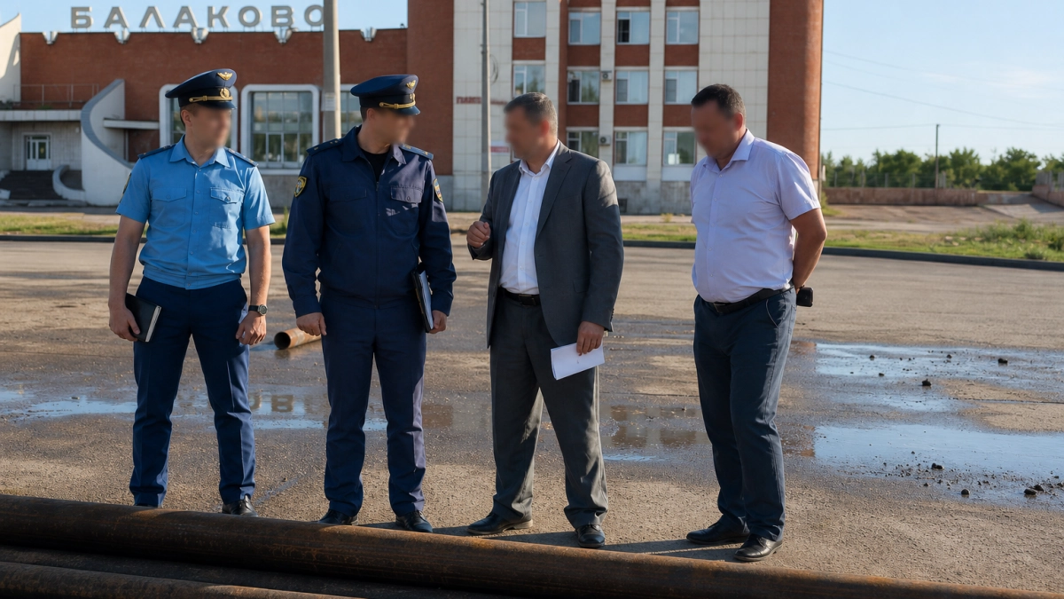 В Балаково после ливня затопило коллектор: на Вокзальной развернут строительный городок