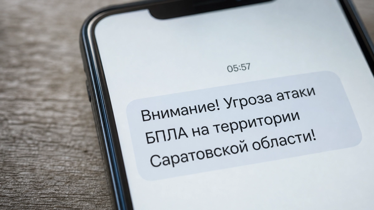 В Саратовской области объявили тревогу из-за угрозы атаки беспилотников