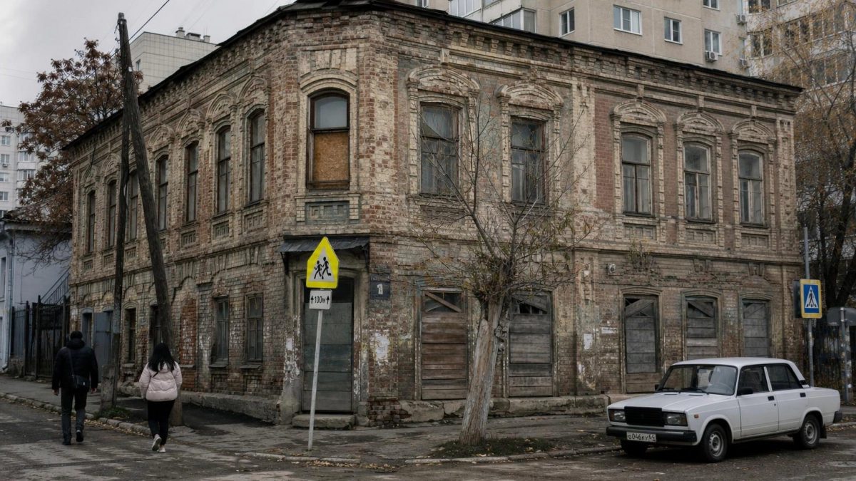 В Саратове дом-памятник в центре выставили за рубль с условием реставрации