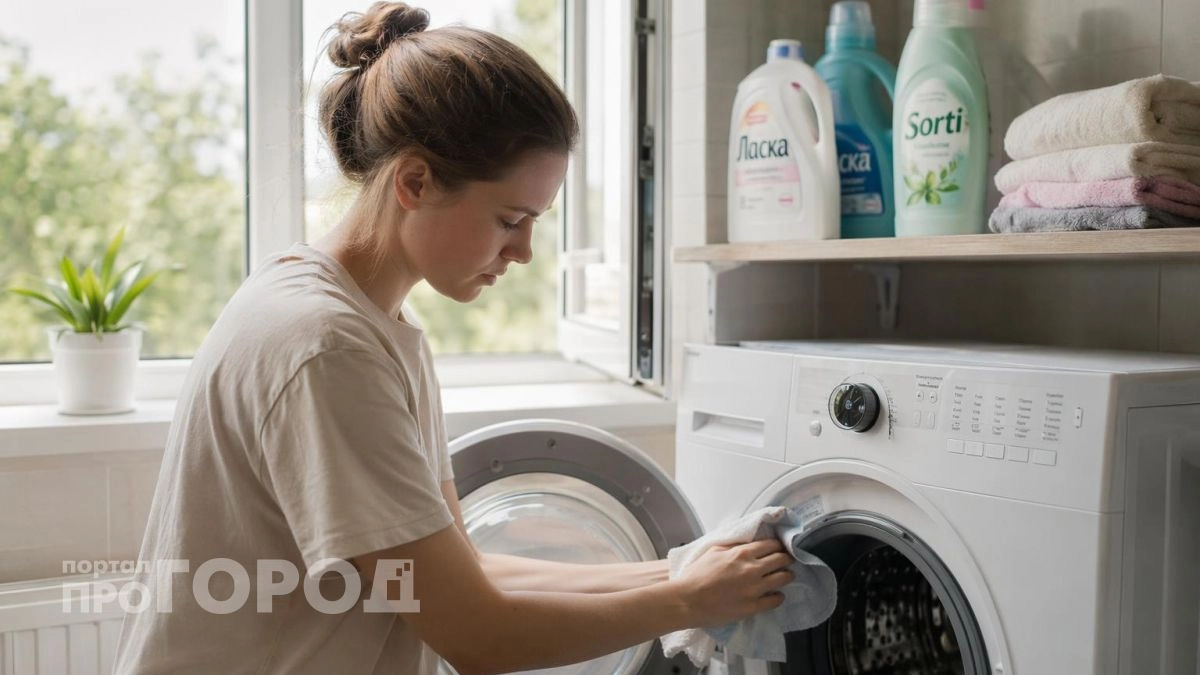 Кладу обычную губку в барабан при каждой стирке: одежда очищается от шерсти и мелкого мусора без усилий