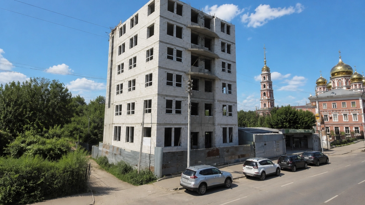 Недострой у Покровского собора в Саратове возобновили: объект обещают сдать к январю