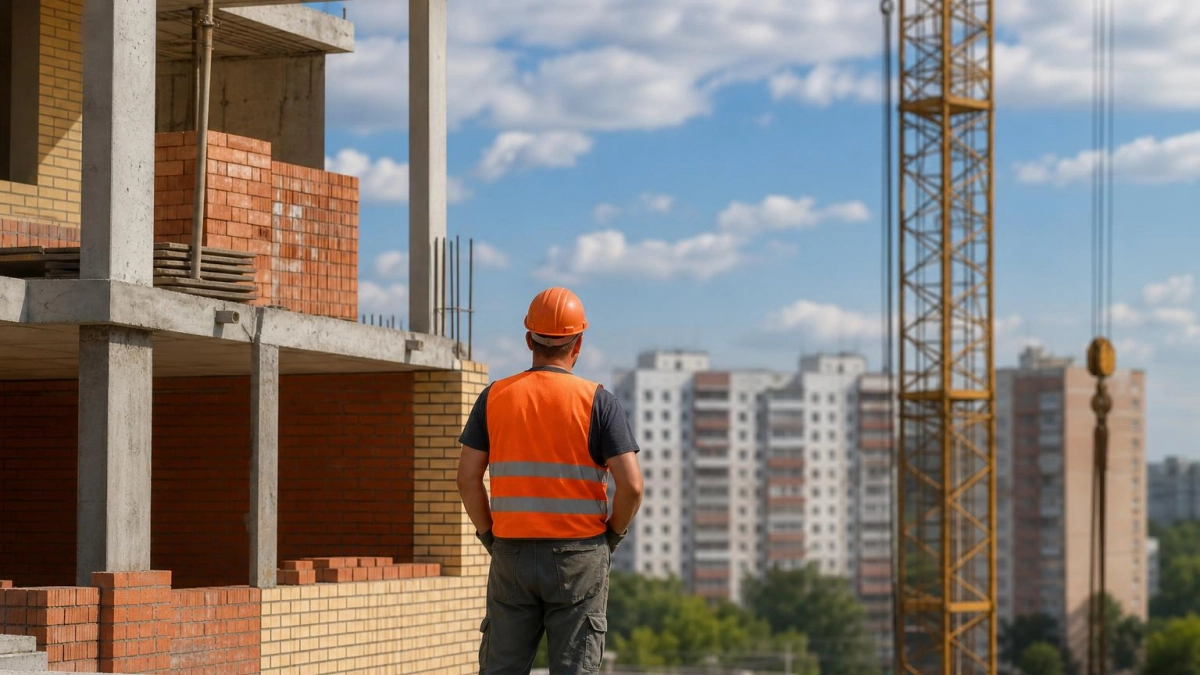 В Саратовской области ввод многоквартирного жилья за полугодие снизился на 63%