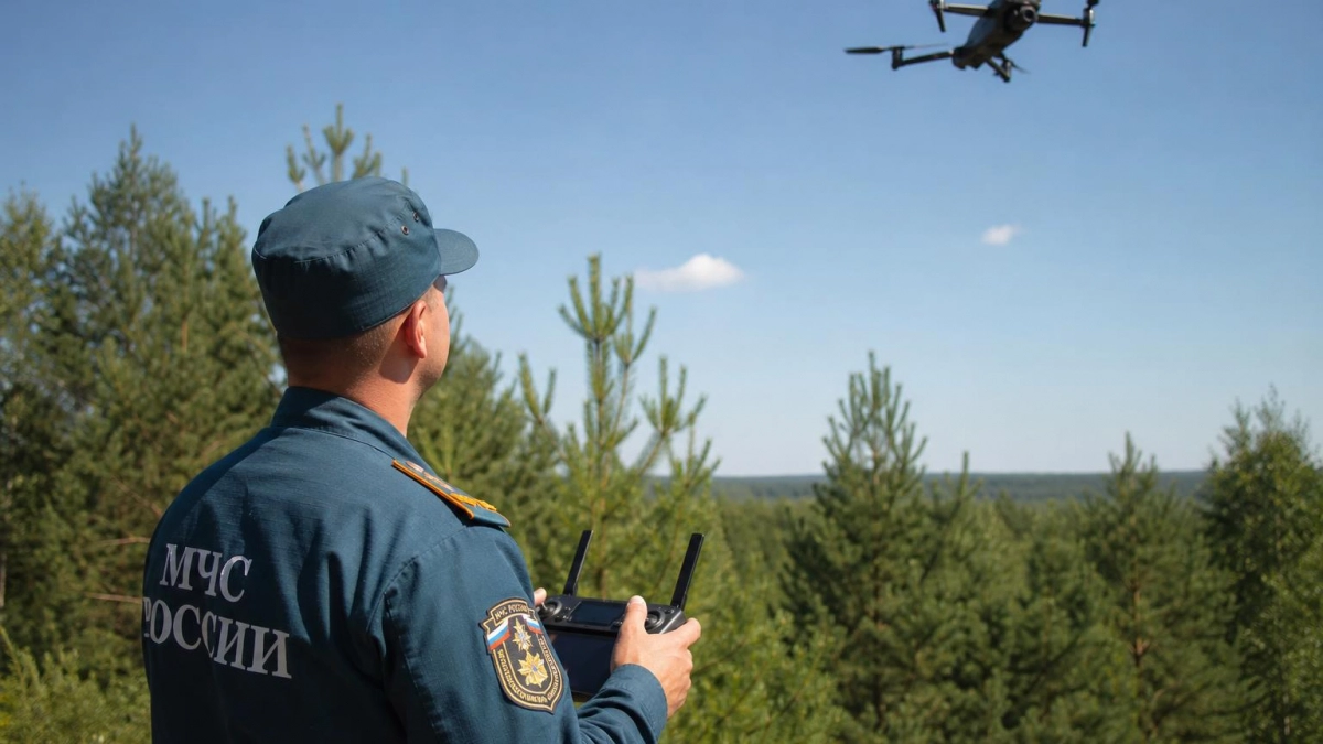 В Саратовской области для защиты лесов от пожаров задействовали 22 беспилотника