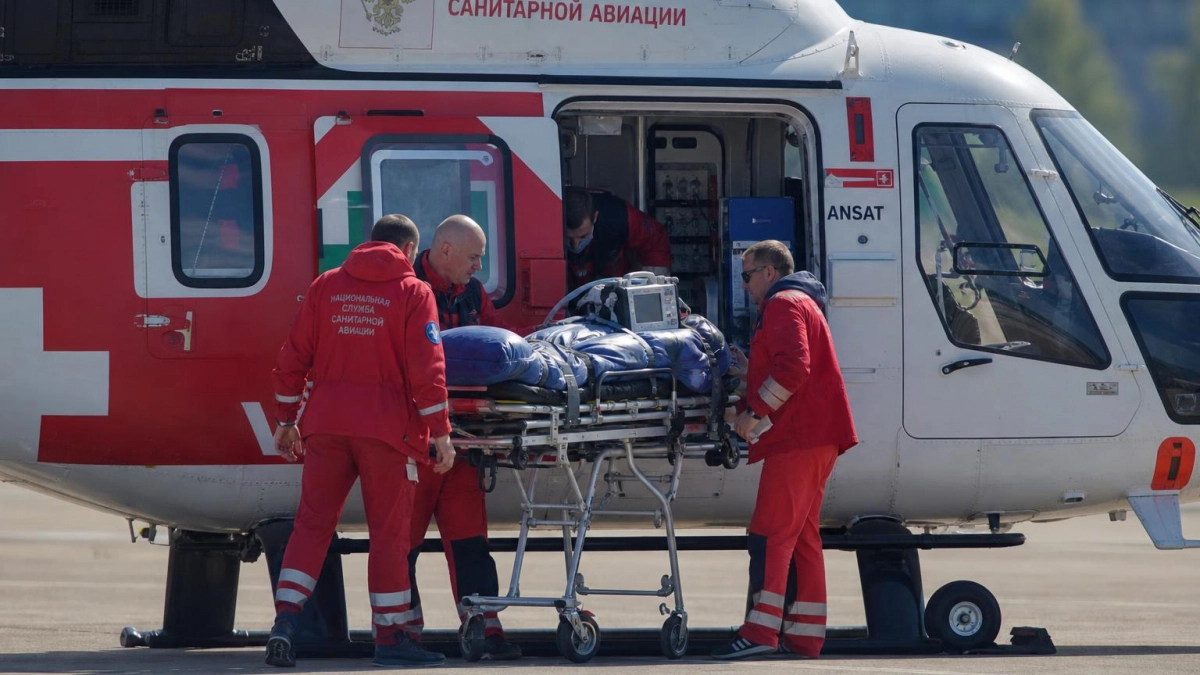 Из Саратова санавиацией перевезли в Подмосковье бойца после осложнения на сердце