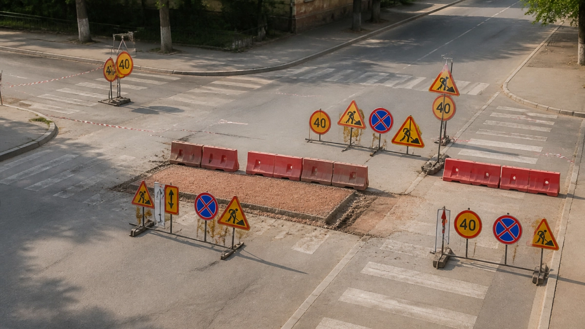 Участок Советской в центре Саратова перекроют до 15 августа из за благоустройства