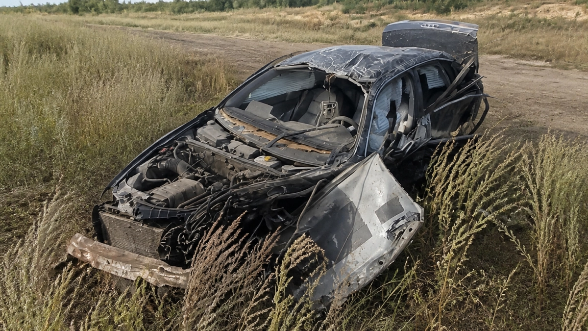 Под Балтаем 42-летний водитель Audi погиб после опрокидывания машины
