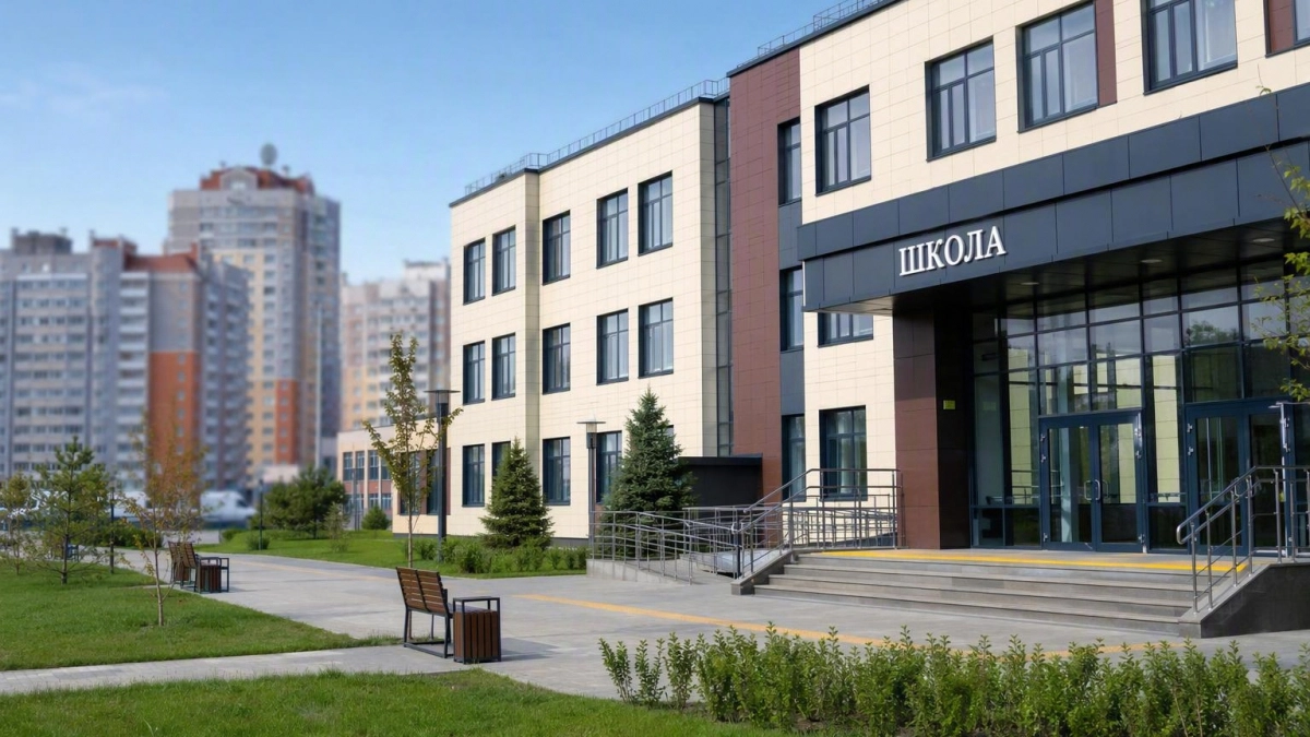 В Саратове 1 сентября откроют школу на 1500 мест с бассейном