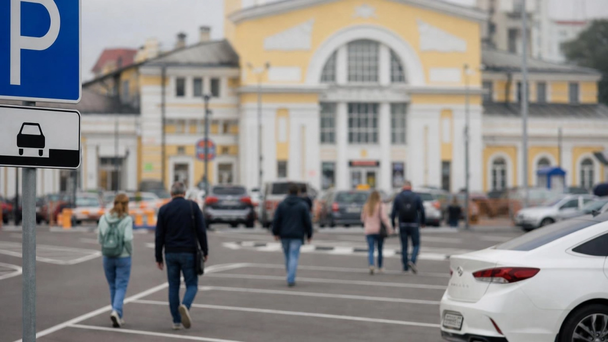 У вокзала Саратова до 12 сентября откроют парковку с бесплатным периодом