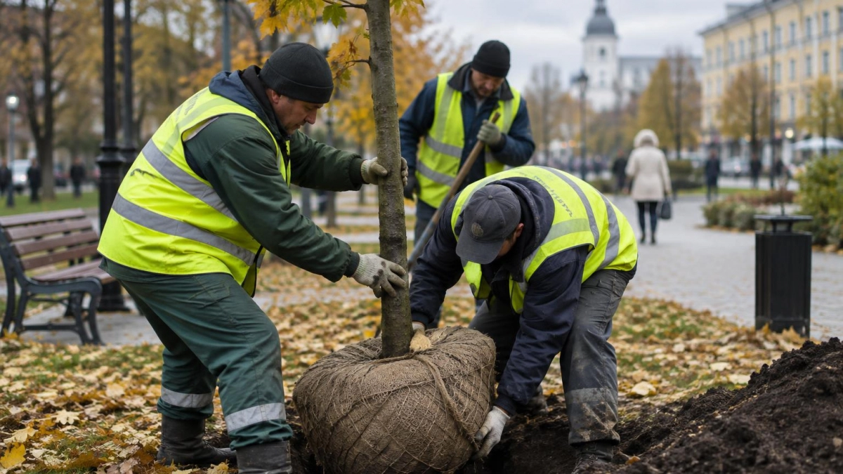В Саратове этой осенью высадят около 300 новых деревьев в трех районах