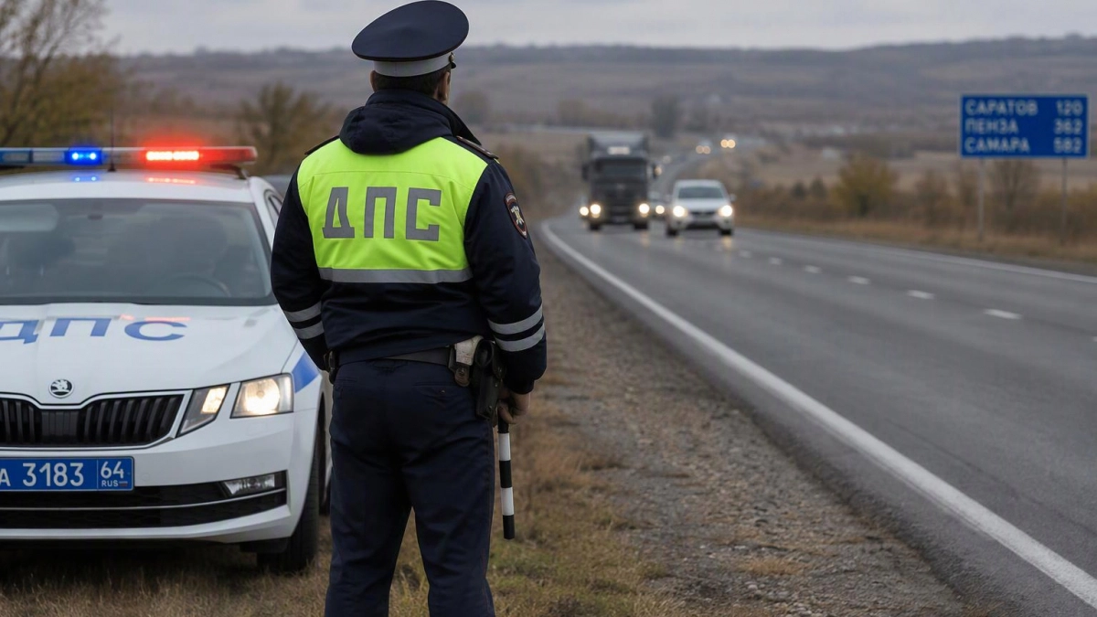 В Саратовской области после двух съездов с трассы госпитализировали троих пострадавших