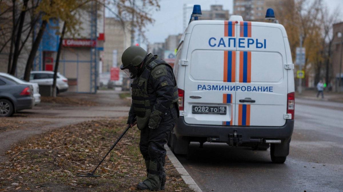 Саперы ВС РФ повторно проверяют Красноармейск из за мин с магнитными датчиками