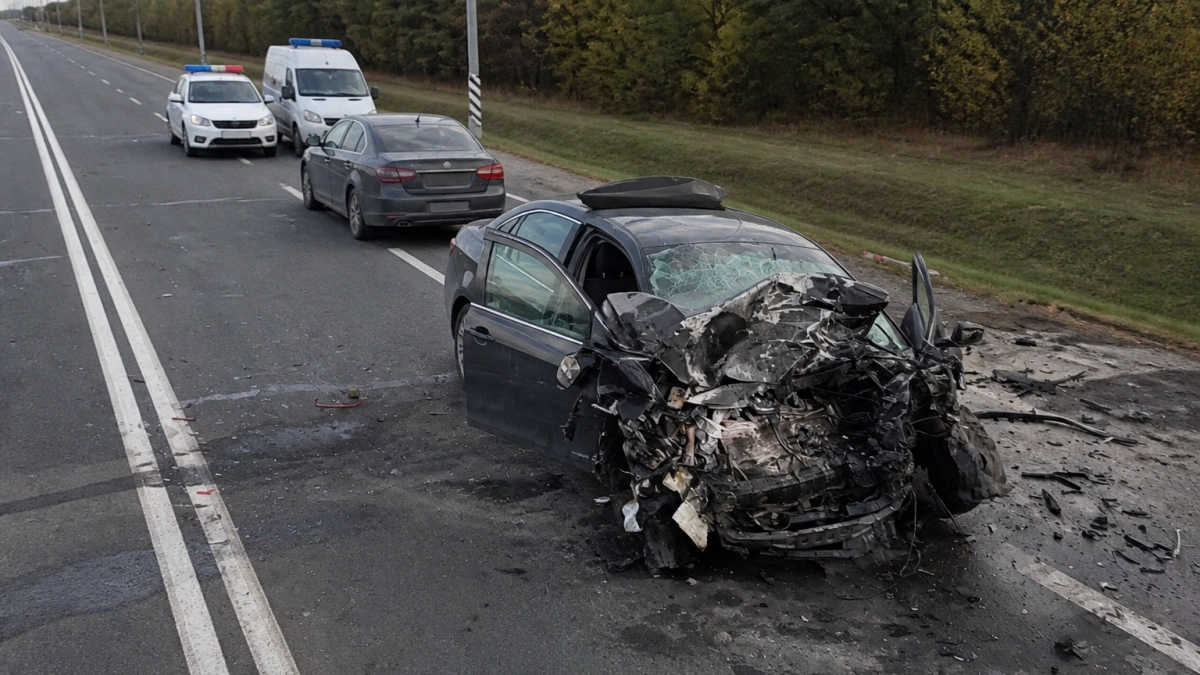 Под Елшанкой водитель Mercedes погиб после столкновения с Toyota Camry