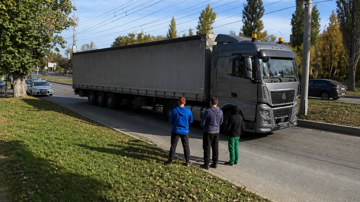 В Саратове грузовик Ситрак сбил 65-летнего пешехода на проспекте Строителей