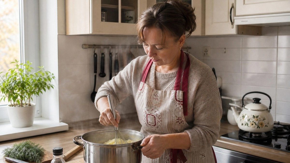 Больше никакой возни с комочками: как приготовить идеально воздушное картофельное пюре без помощи блендера