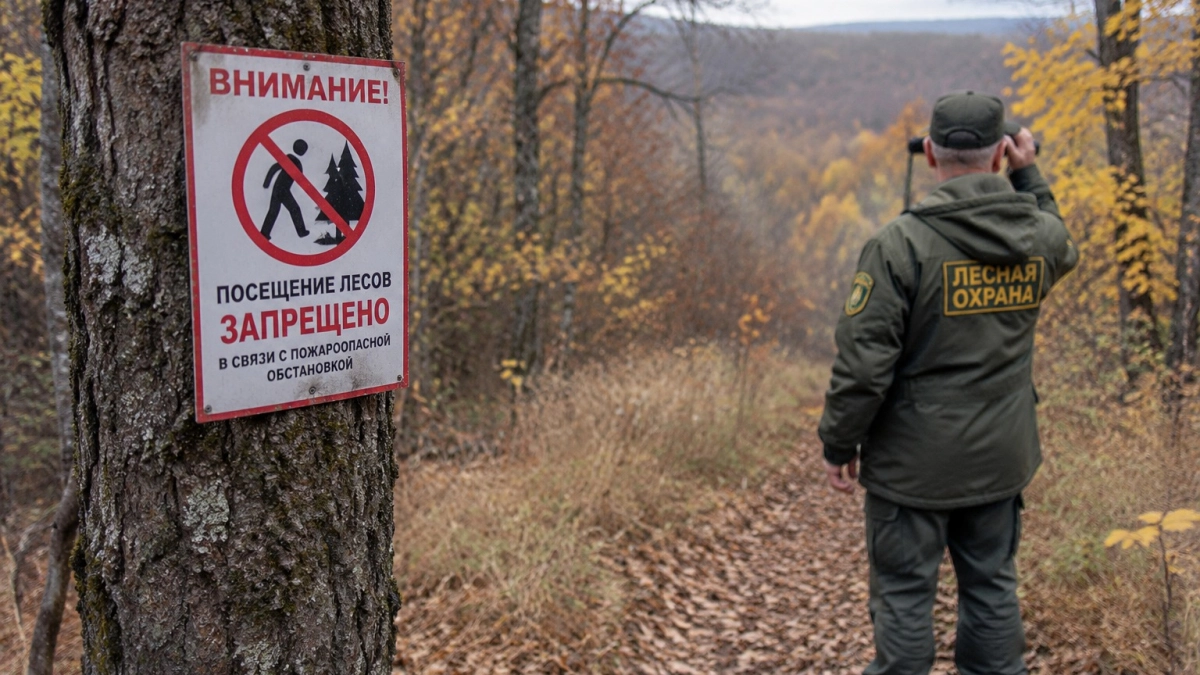 В Саратовской области до конца октября ограничили посещение лесов из-за пожароопасности