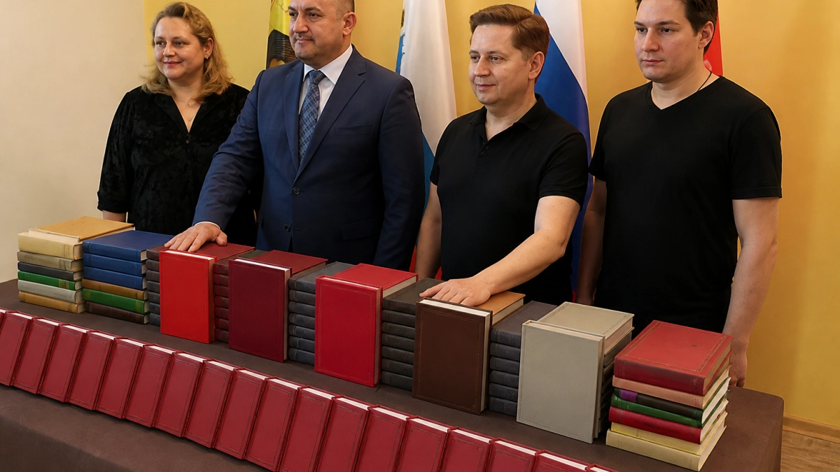 Фонды сельских библиотек Саратовской области пополнились книгами от медиахолдинга «Ветеранские вести»