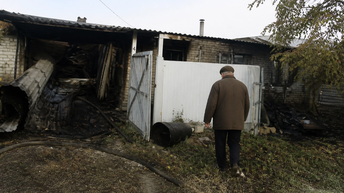 При пожаре в частном доме в Саратове погибли три человека и пострадала пенсионерка