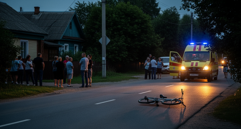 14-летняя велосипедистка погибла под колесами Hyundai в Романовке