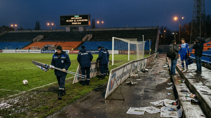 «Сокол» разгромлен «Енисеем» 0:4 и вылетел из Первой лиги после 10-го поражения подряд