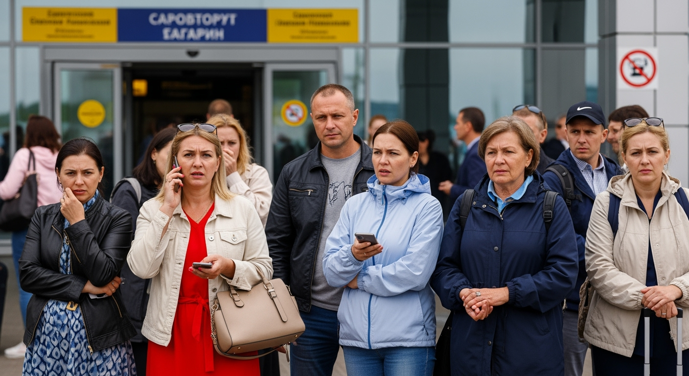 В Саратове закрыт аэропорт "Гагарин" и отключен мобильный интернет из-за "беспилотной опасности"